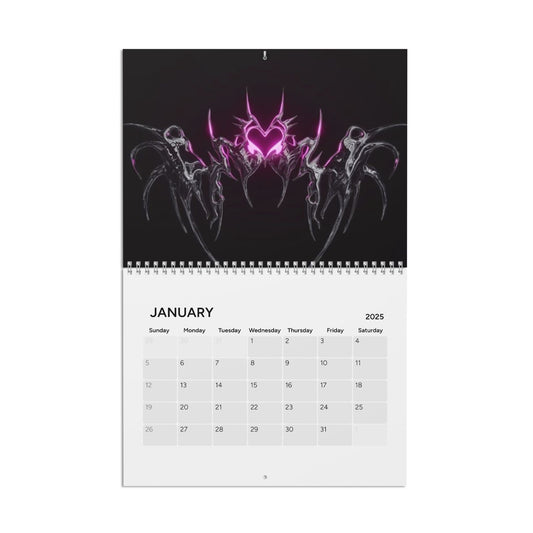 Aesthetic Butterfly Wall Calendar 2025 - Stylish & Unique Design