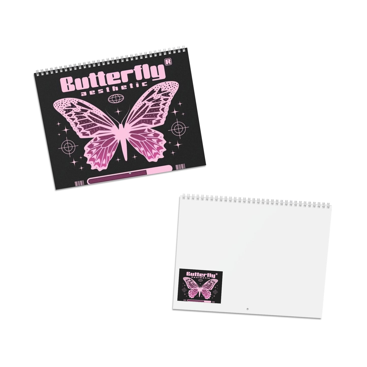 Aesthetic Butterfly Wall Calendar 2025 - Stylish & Unique Design