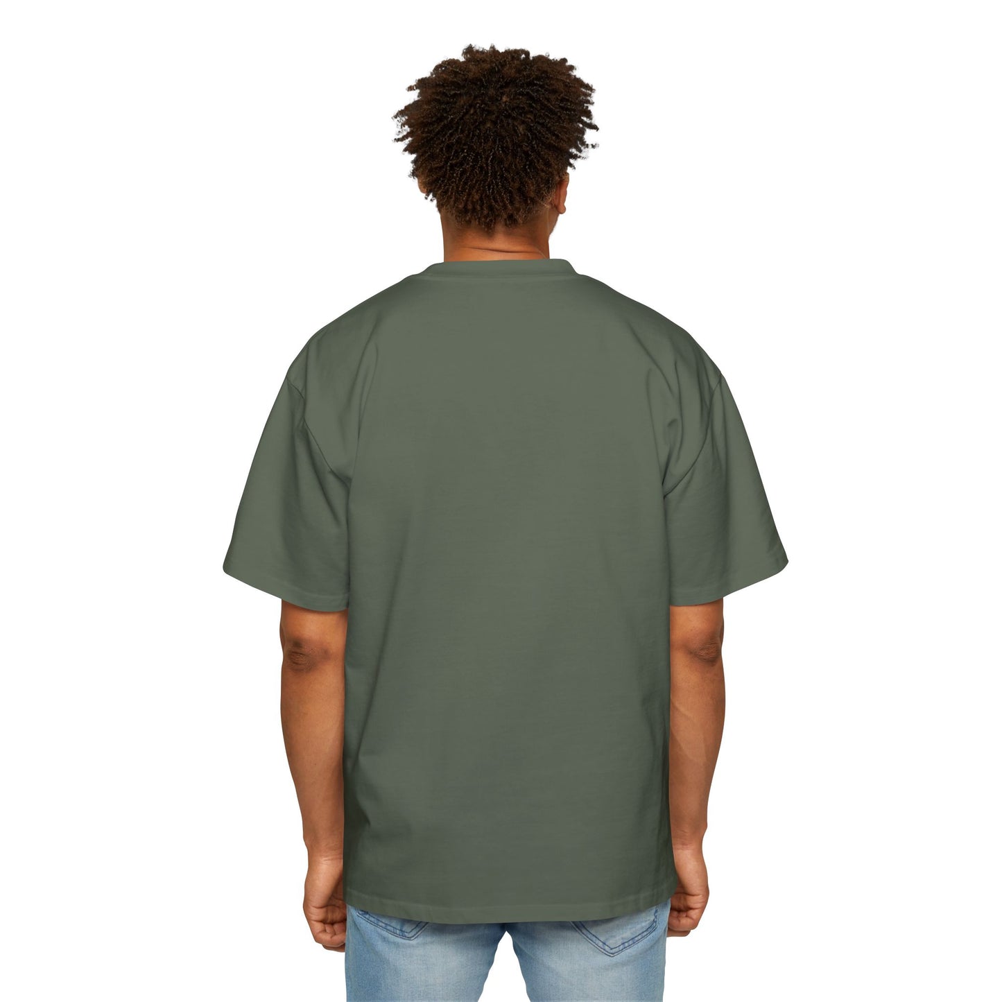 Men's Heavy Oversized Porsche Tee - Retro Car Enthusiast Design