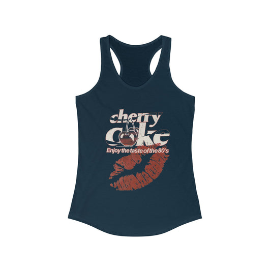Retro 80s Cherry Cola Racerback Tank Top